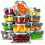 Stackable Freezer Food Container Set product photo