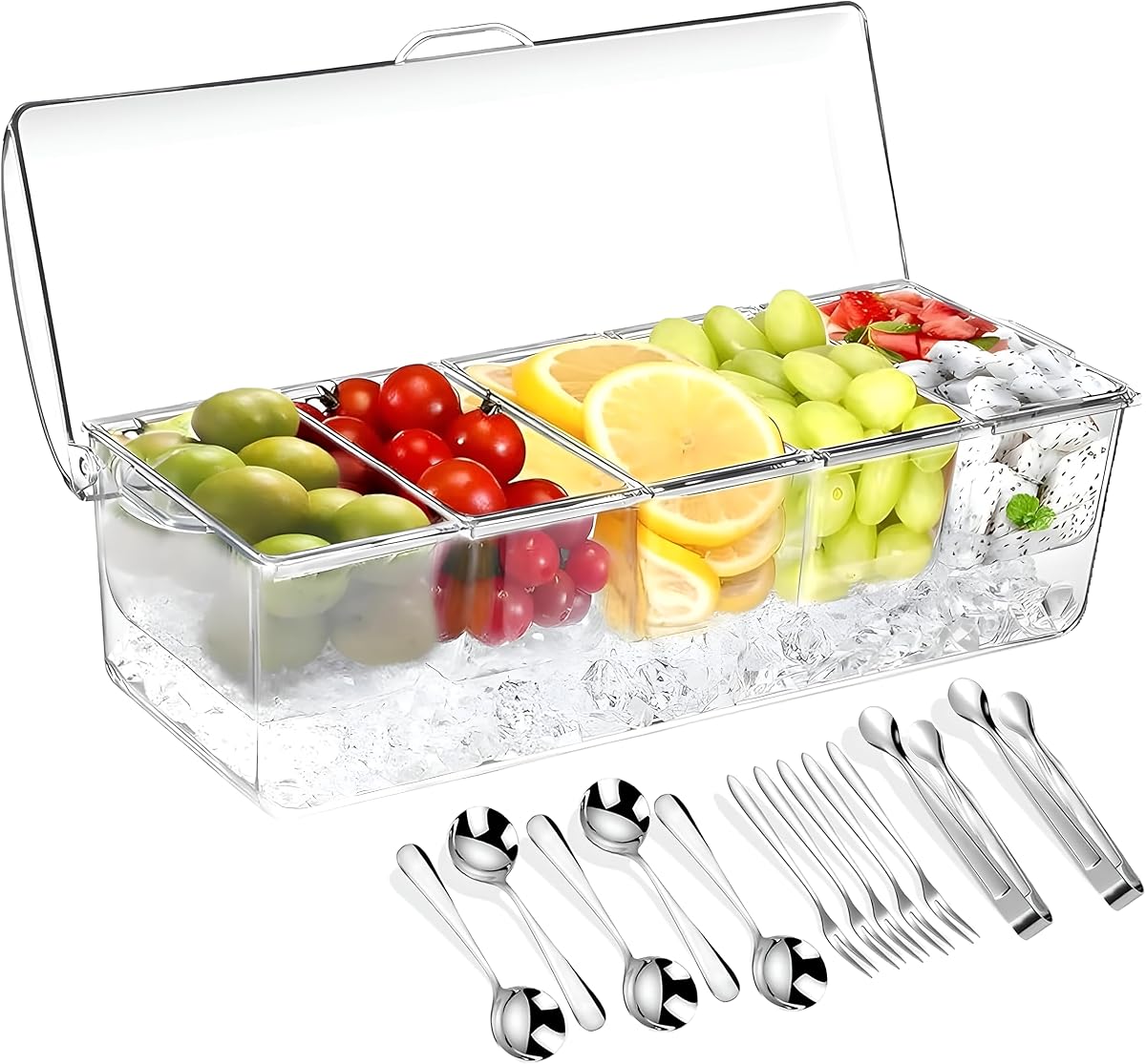 Chilled Condiment Server with Ice Tray product photo