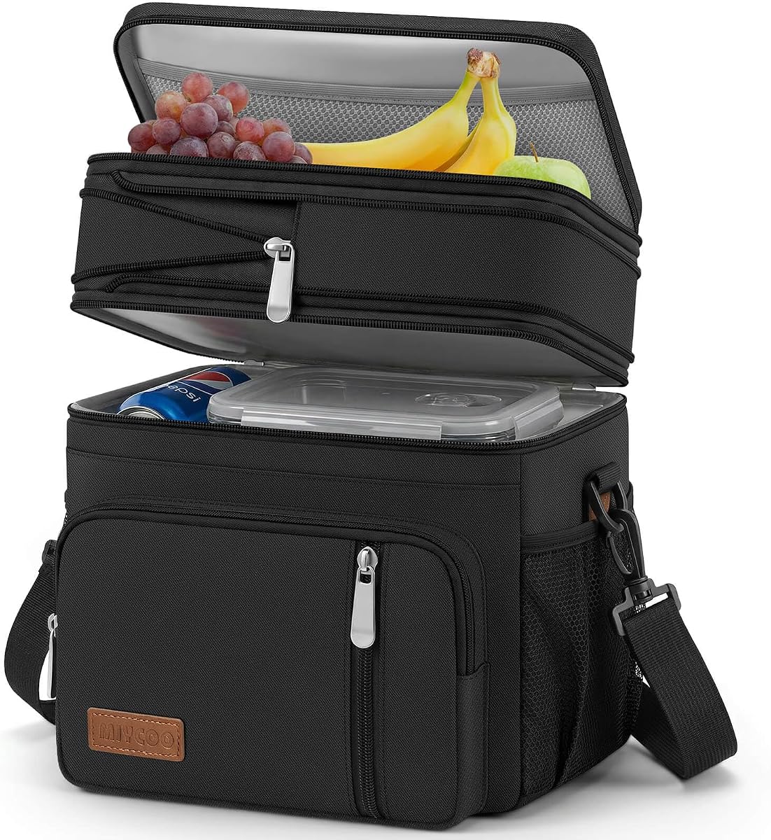 Navy Blue Insulated Lunch Cooler Bag 8L product photo