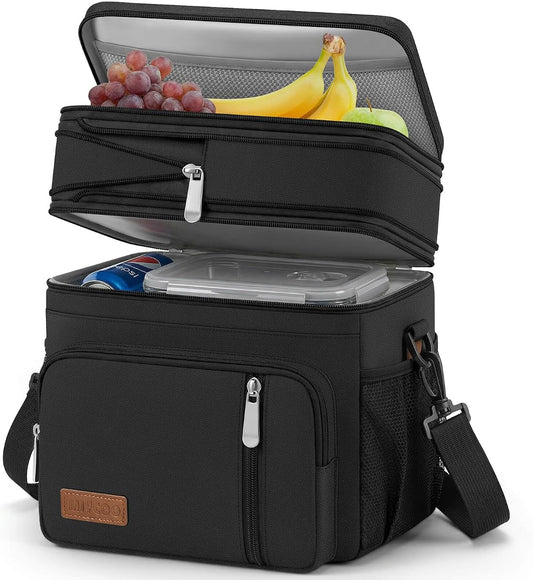 Charcoal Insulated Lunch Cooler Bag 8L product photo