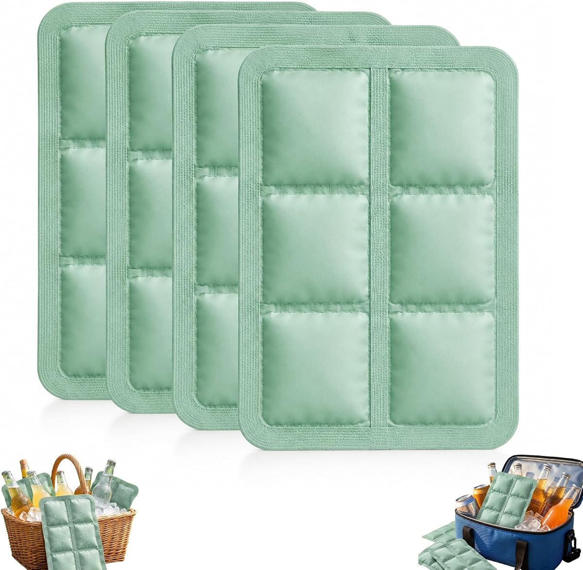 Leak-Resistant Freezer Pack Slim 4 Pack product photo
