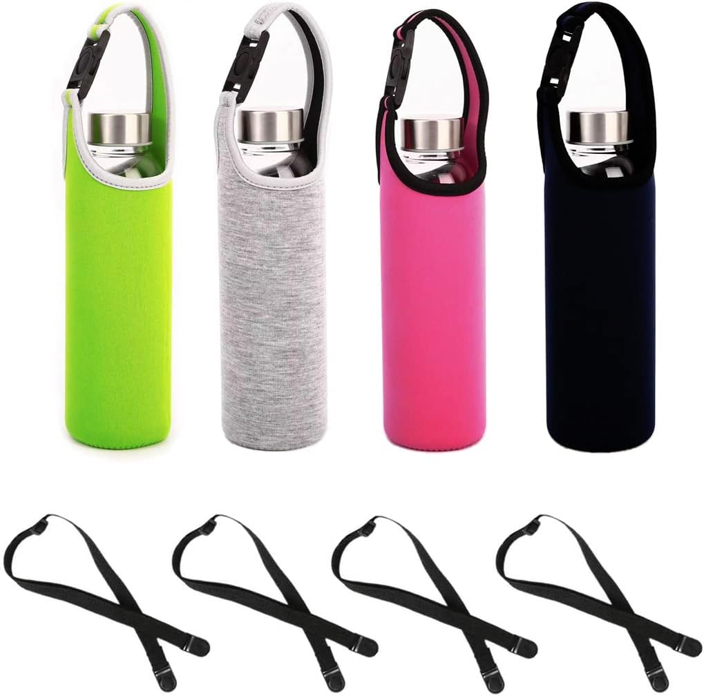 Neoprene Water Bottle Sleeve with Strap product photo Main image