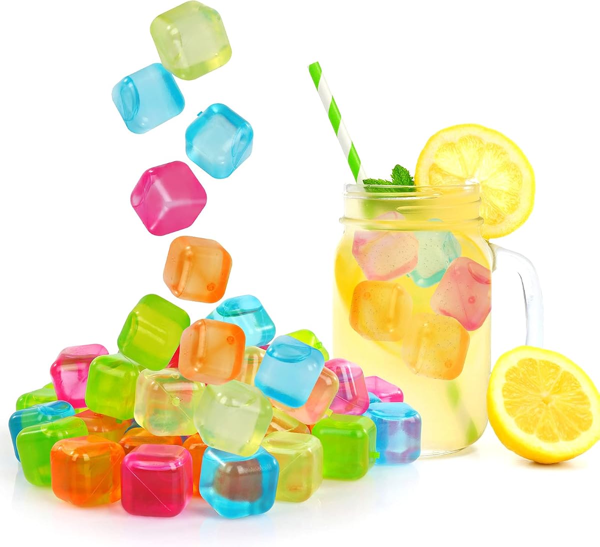 Reusable Gel Ice Cubes Set of 20 product photo
