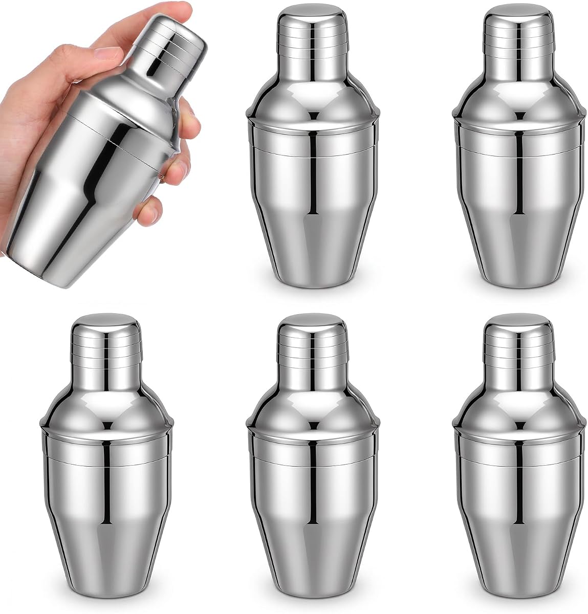 Stainless Cocktail Shaker Set Plain product photo Main image