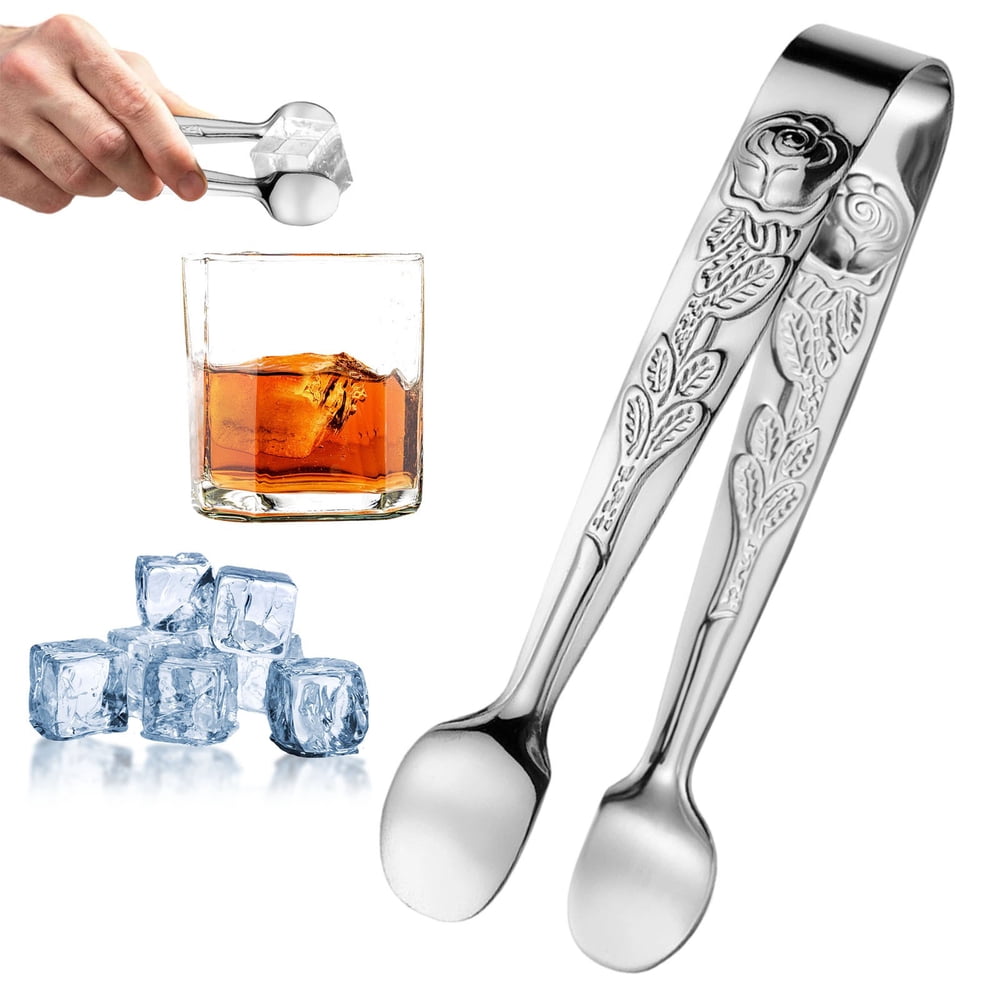 Stainless Steel Ice Tongs 9-Inch product photo Main image